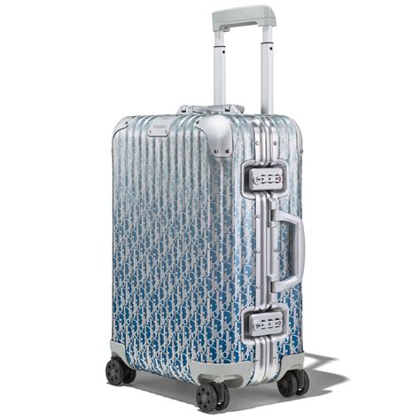 dior and rimowa carry-on luggage|dior rimowa suitcase.